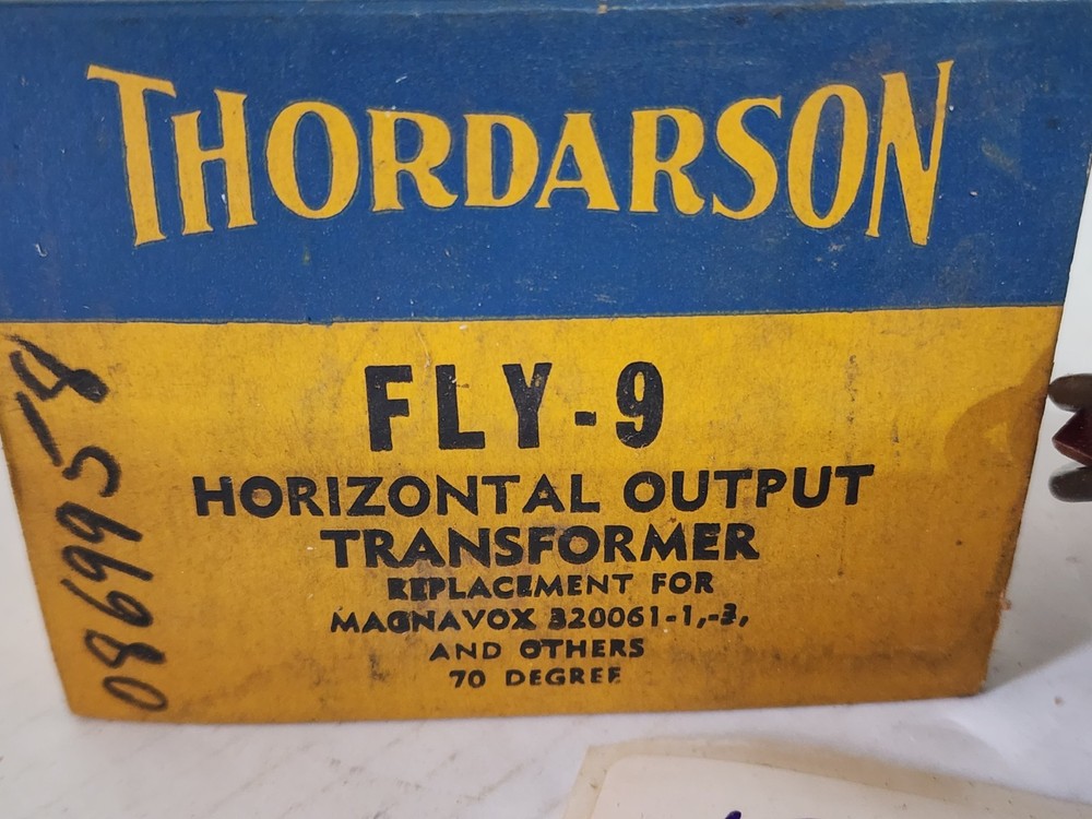 Vintage Thordarson FLY-9 Horizontal Output Transformer