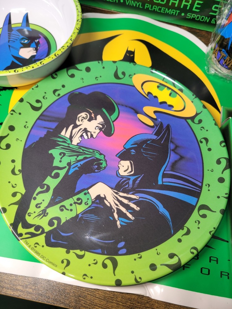 6 Piece Batman Forever Dinnerware Set