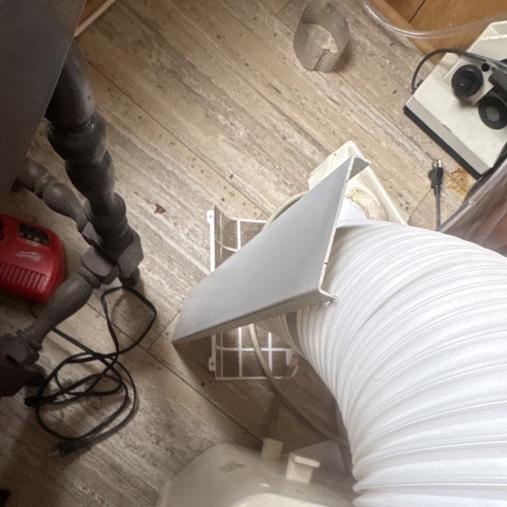 Sharp Portable Air Conditioner Single Hose Timer White Floor Plastic