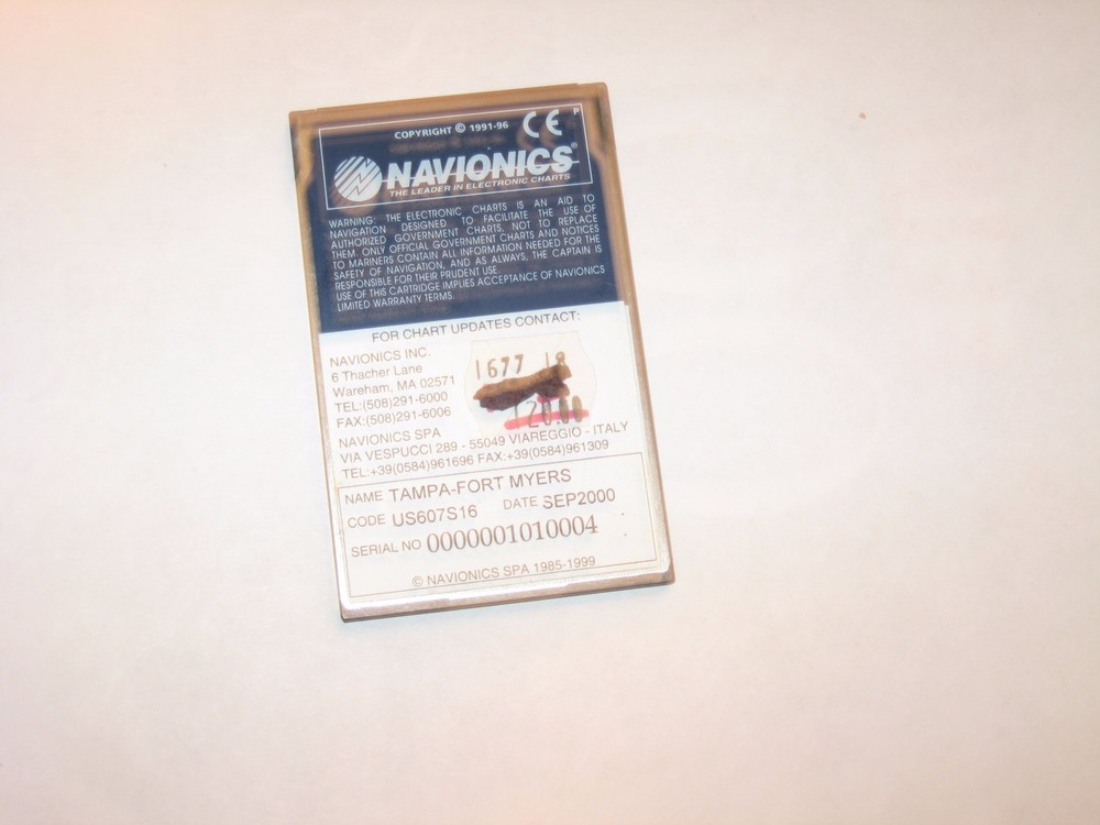 NAVIONICS ELECTRONIC NAVIGATION GPS CHARTS