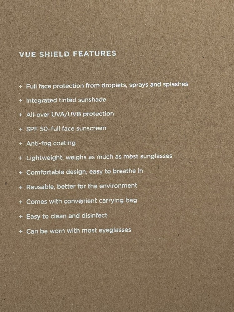 Tinted Safety Face Shield