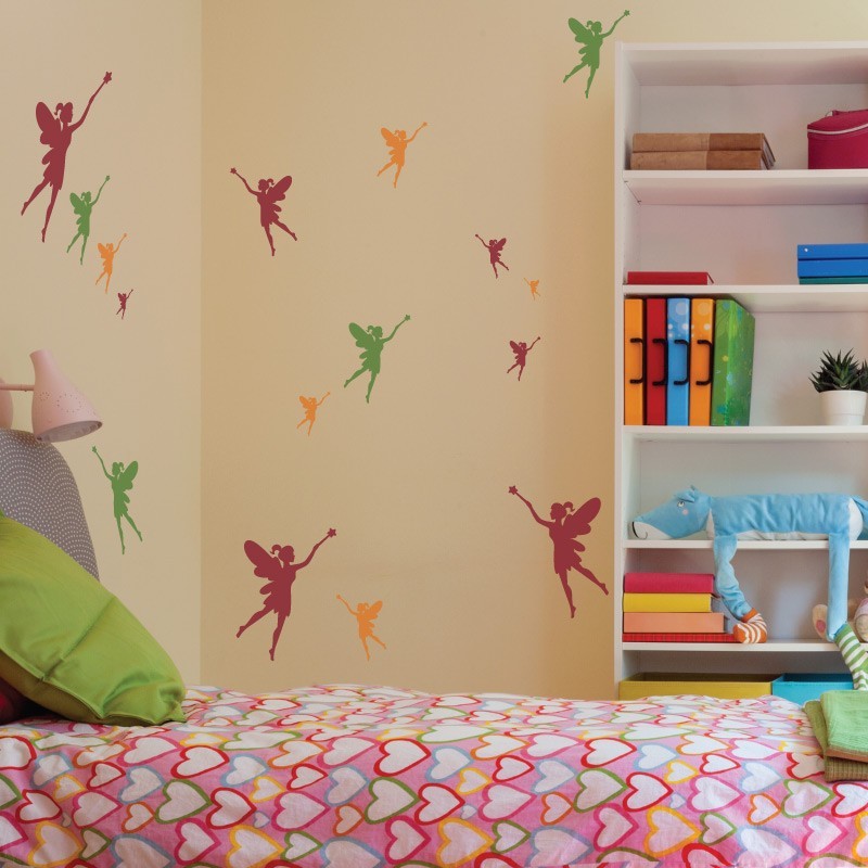 KIDS Reusable Plastic Stencils (5 pcs) // FAIRY