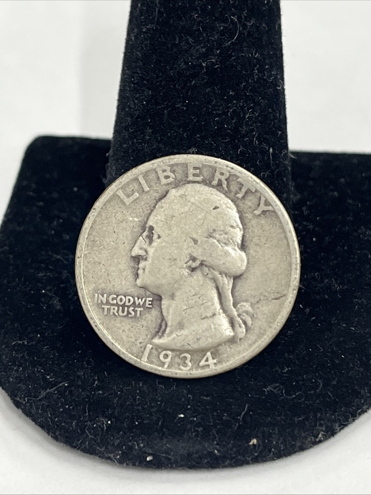 1934 Washington Quarter 90% Silver
