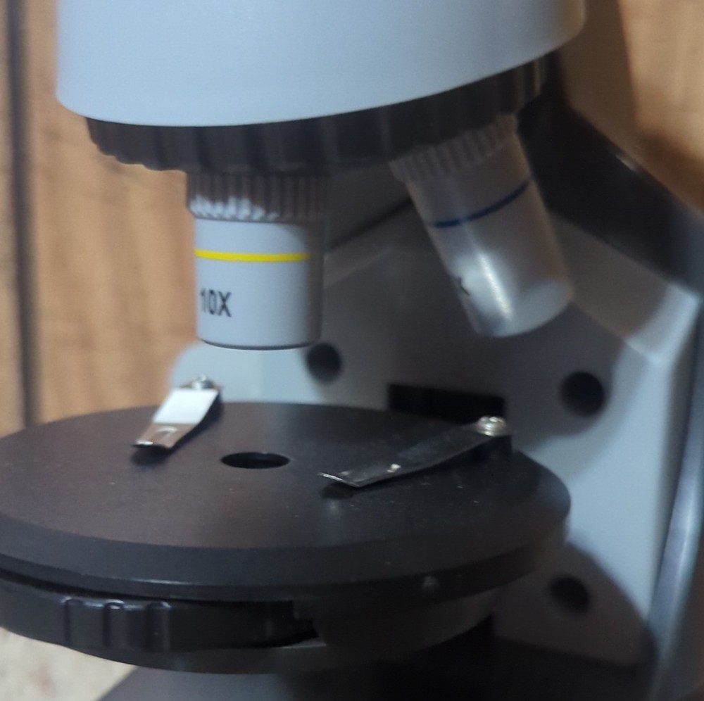 Edu-Science Microscope Set 10X Objective Prepared Slides Accessories Science Kit