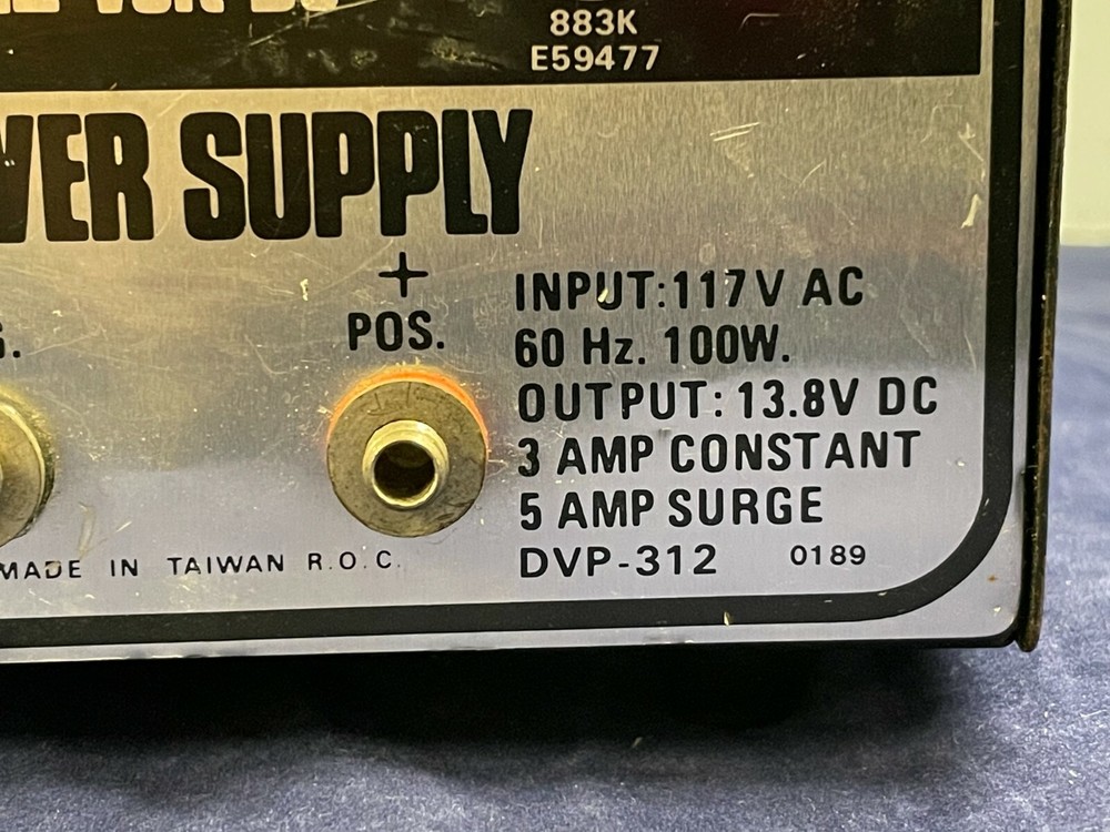 GC ELECTRONICS POWER SUPPLY 18577 DVP 312- 12V DC