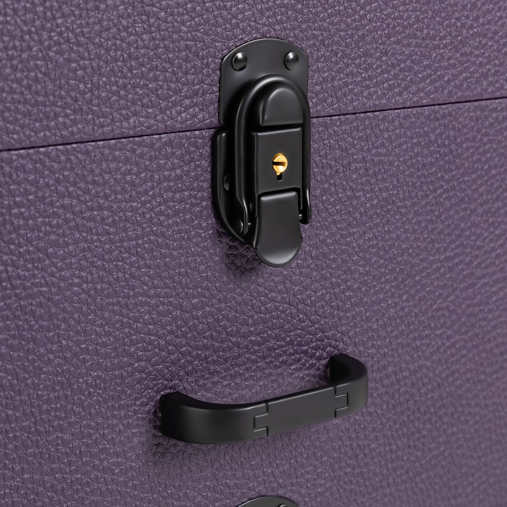 Portable Rolling Makeups Train Case Lockable Cosmetic Storage Organizer Trolley