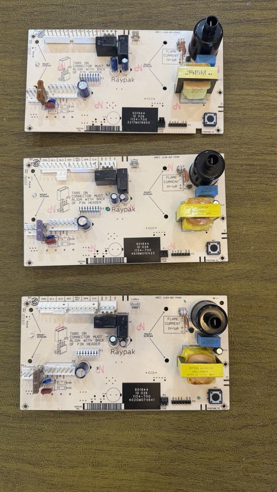 Genuine OEM 3-Wire PC Board Controller For Model 206A, 268A, 408A Pool Heaters