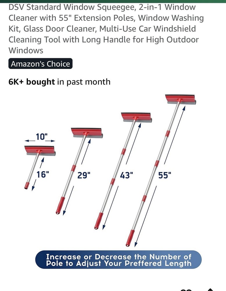DSV Standard Window Squeegee