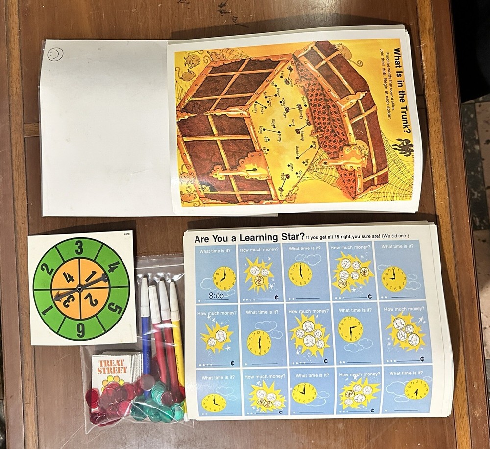 1981 Weekly Reader Learning Games Box Set