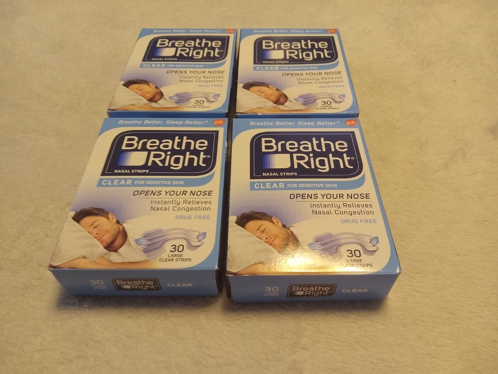 Breathe Right Nasal Strips Clear - Large 120 CT