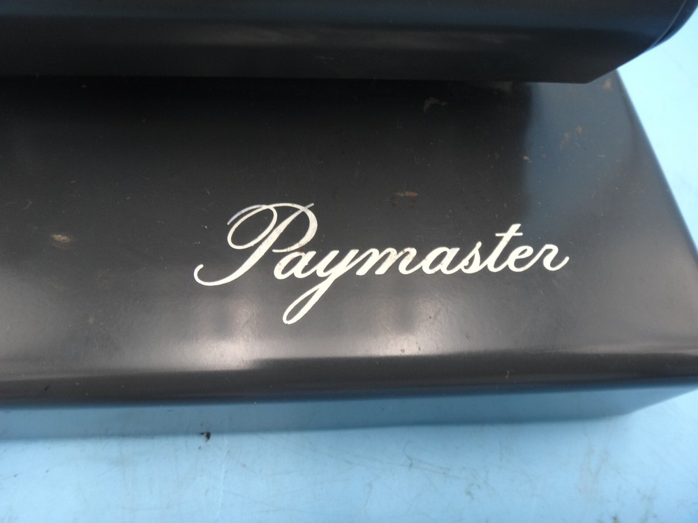 PayMaster X-900 Vintage Check Printer Secure Writer INV D1210