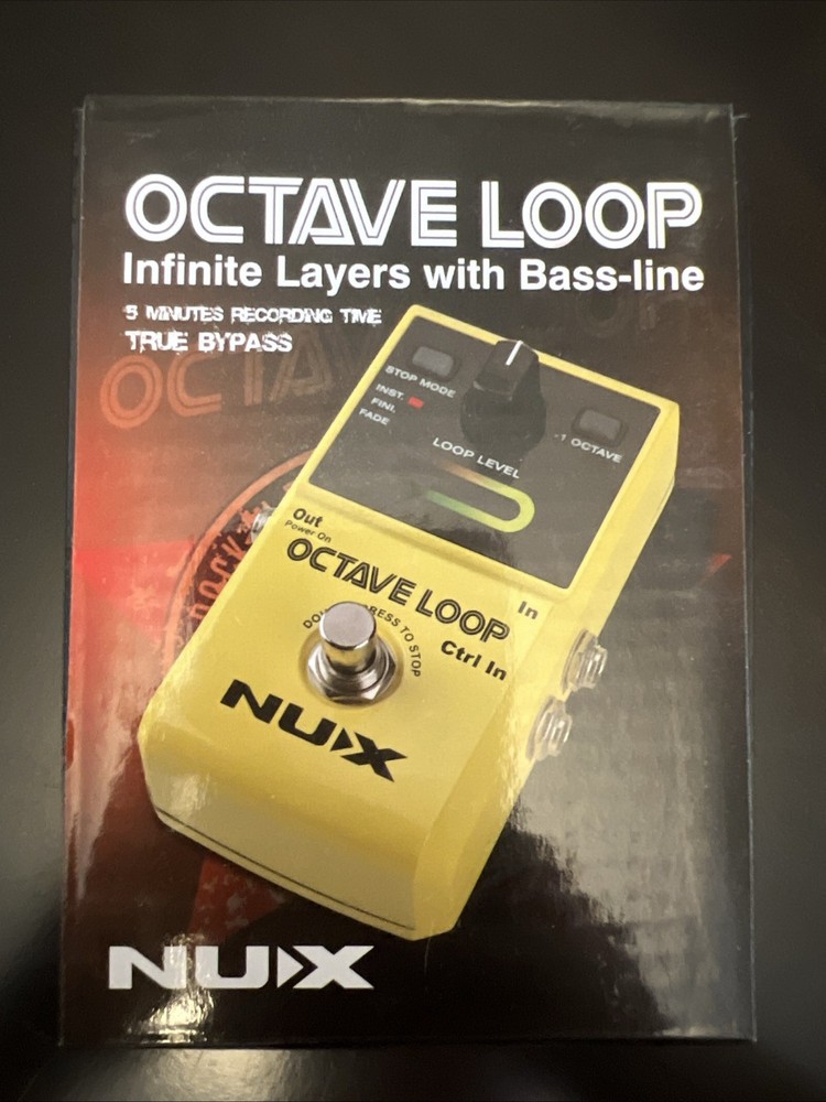 NuX Octave Looper Guitar Pedal
