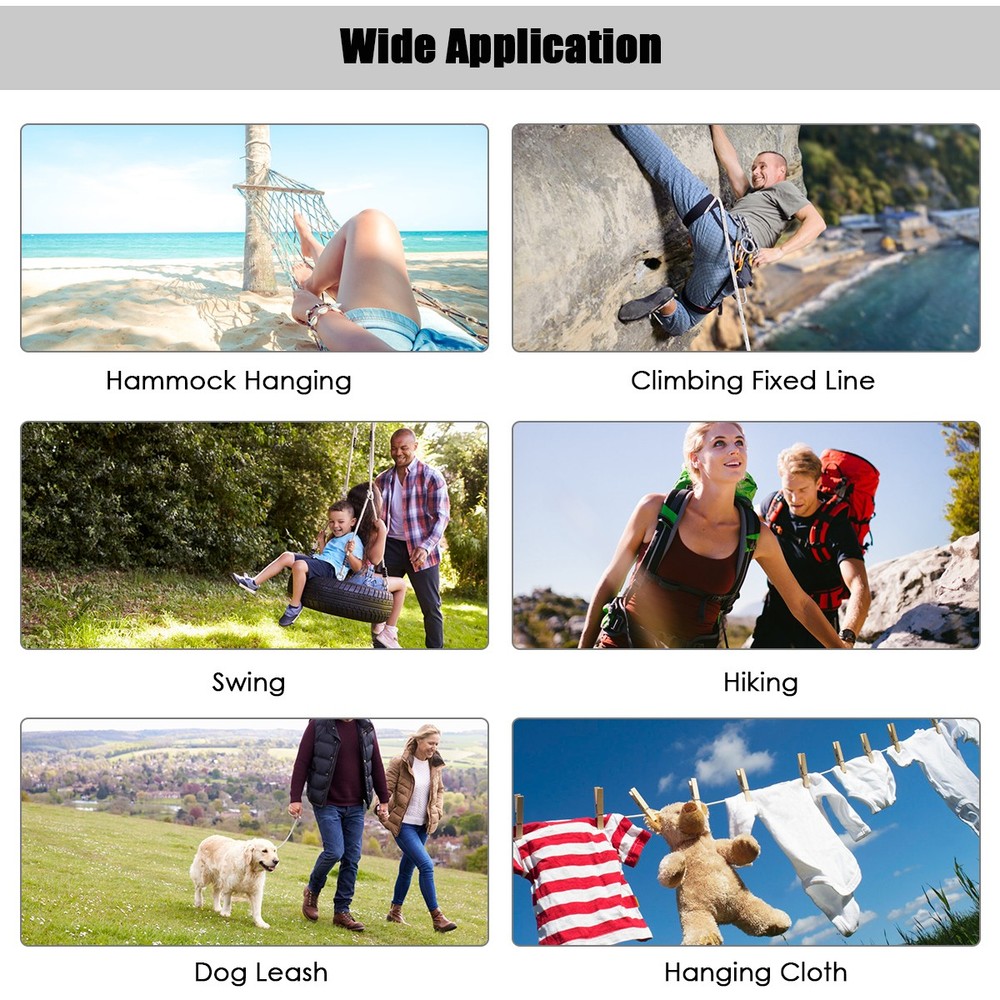 IRONMAX 3/7"x150’ Double Braid Polyester Rope Sling 5900Lbs BREAKING STRENGTH