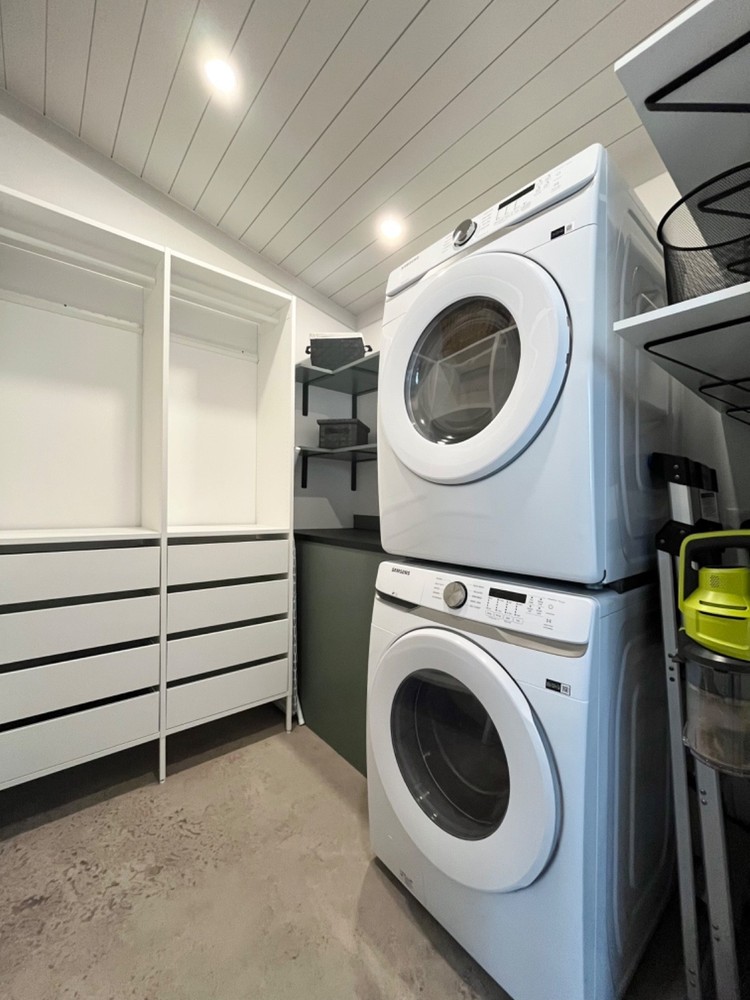 Modern Tiny Home Plan- PDF Print Yourself- Simple Design- 1 bedroom 1 1/2 Bath