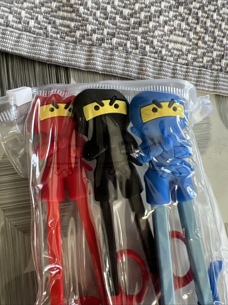 Ninja Training Chopsticks Black Blue Red
