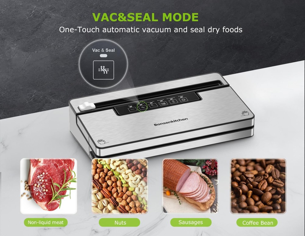 Commercial Vacuum Sealer Machine Multifunction Automatic Food Packaging with Bag