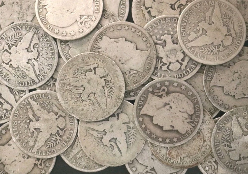 Barber Half Dollars (1892-1915) - 90% Silver, Choose How Many!