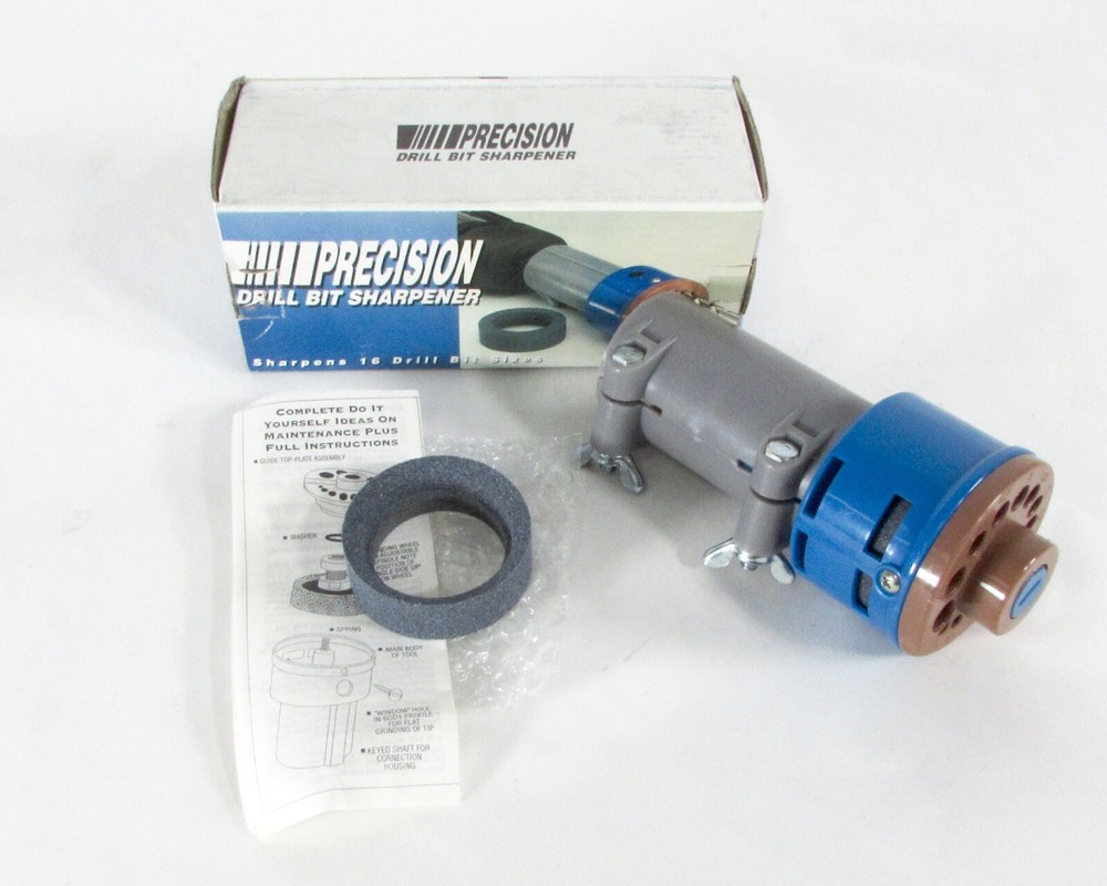 Precision Drill Bit Sharpener - 16 Sizes - NIB