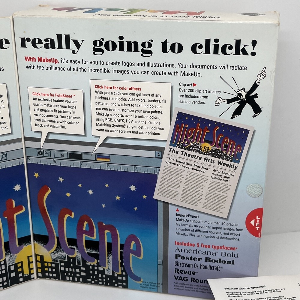 Bitstream Make Up For Microsoft Windows Special Effects For Type Made Easy 1992