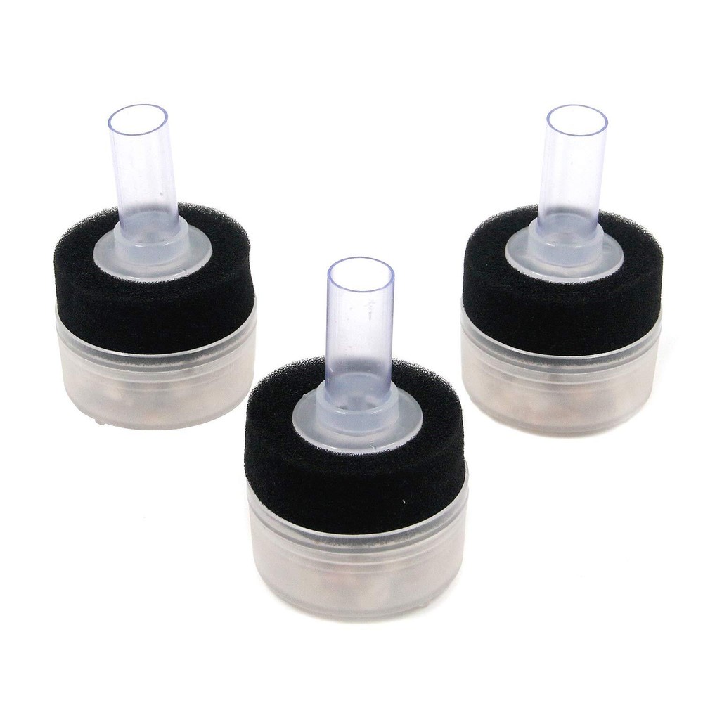 Air Driven Filter Sponge Aquarium Filter Pack of 3