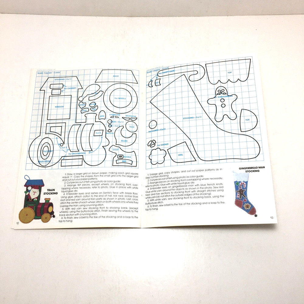 Fun With Feltcraft Christmas Projects by Current 1981 decorative instructions