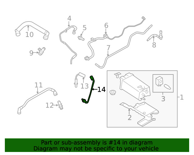 Genuine Oxygen Sensor BH6Z-9G444-A