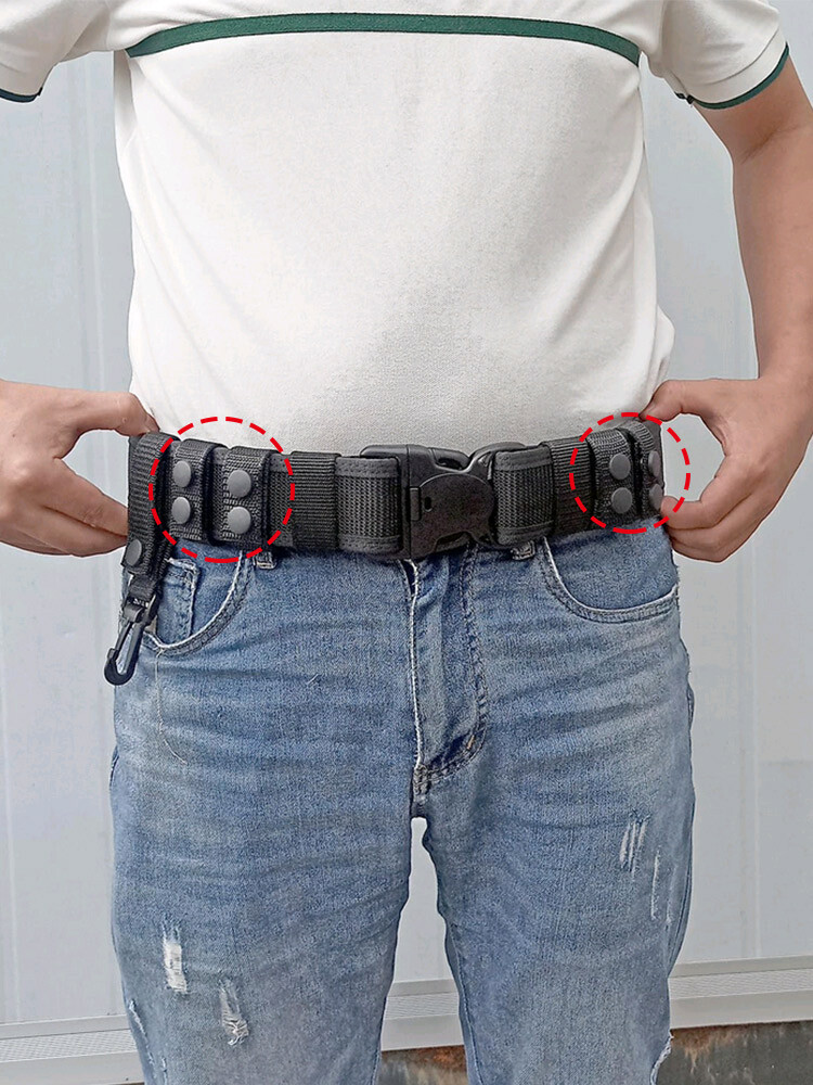 4X Tactical Duty Belt Keeper with Double Snaps Security Tactical Belt Keepers