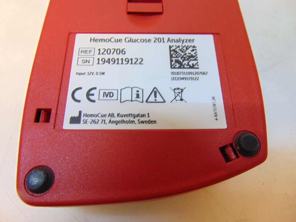 HemoCue HB 201 Hemoglobin/Glucose Analyzer S6277