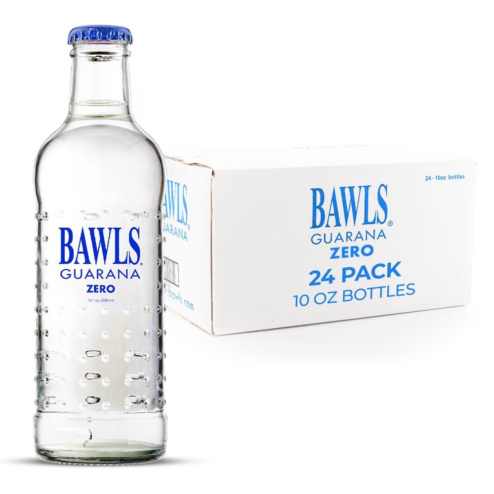 BAWLS Guarana Zero 10oz  24 pack