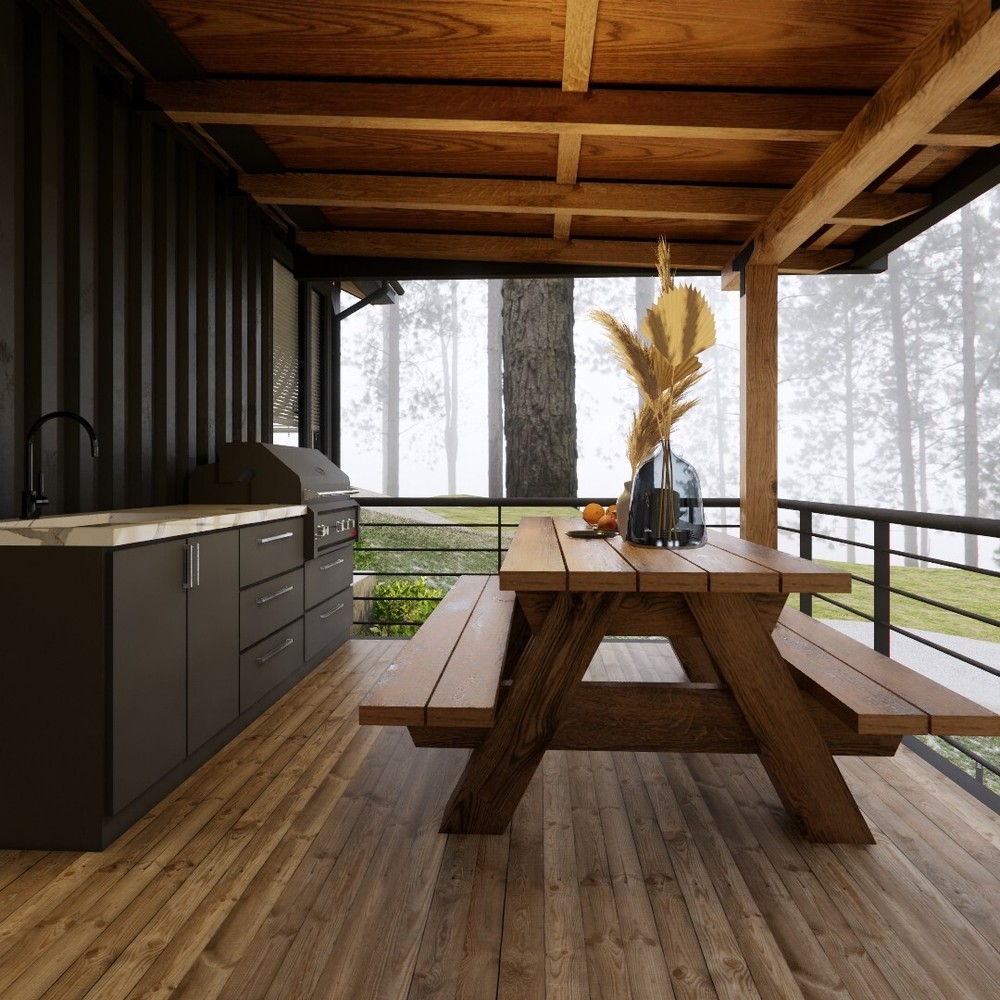 Container house plans - 2 bedrooms - 1 bathroom - Digital PDF File