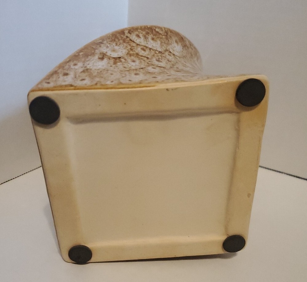 Art Pottery Square Twisted Vase 8 1/2 " Tall