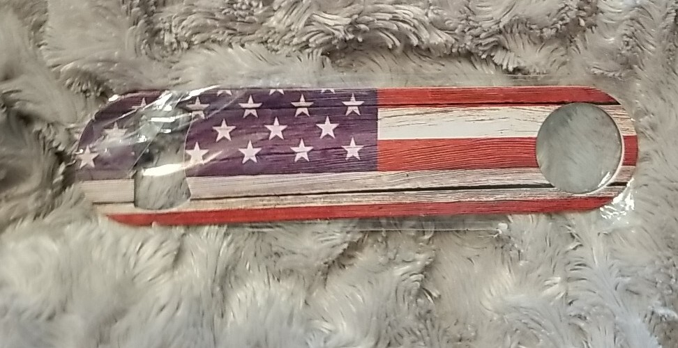 United States Flag Bottle Opener - 7"