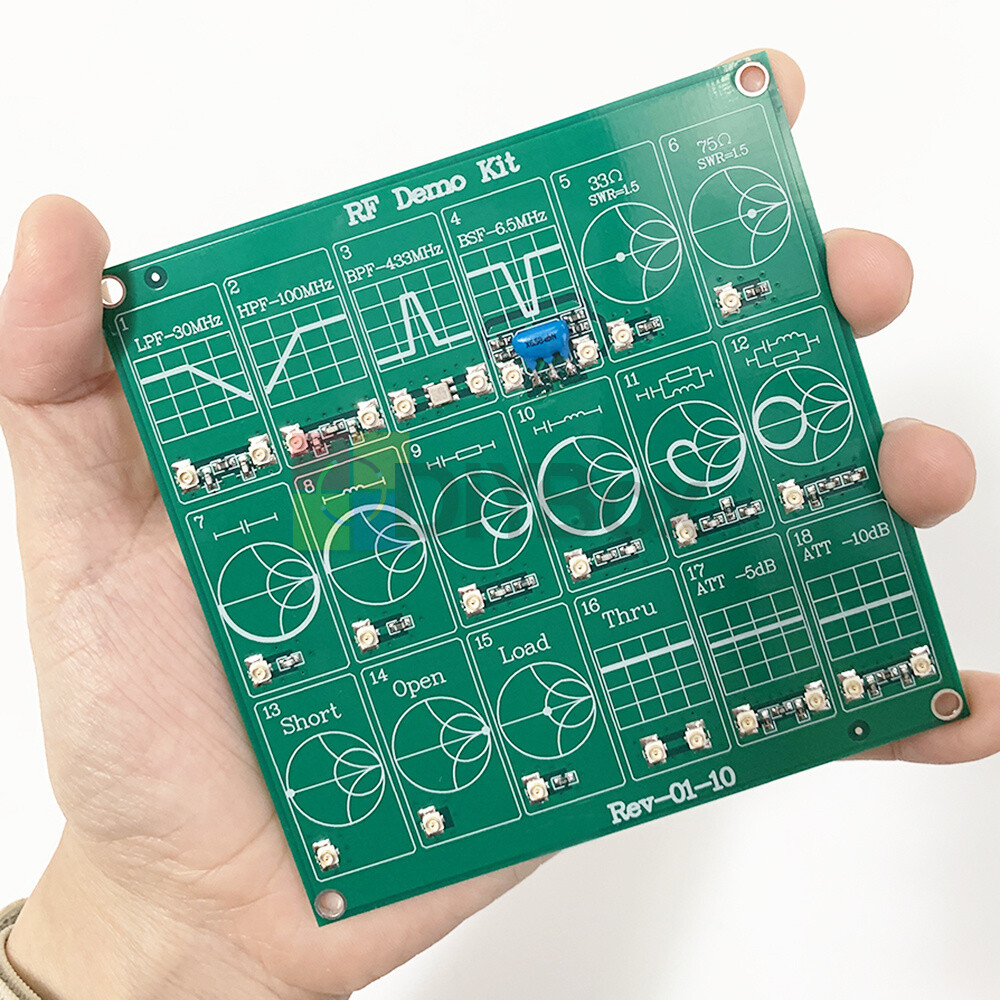 RF Demo Kit For NanoVNA RF Test board Vector Network Test Filter Attenuator