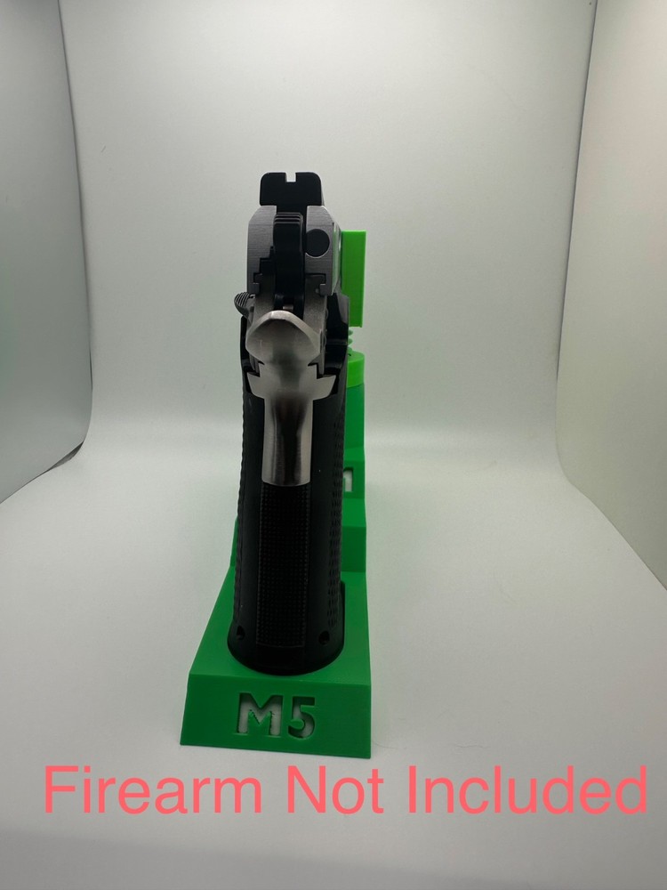 Custom Pistol Stand designed for Bul M5 3D Printed safe storage