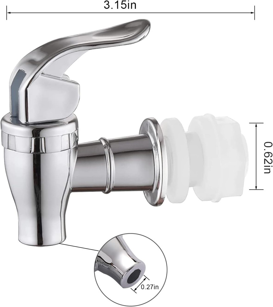 Spigot for Beverage Dispenser, 2 Pack Drink Dispenser Spigot Replacement Beverag