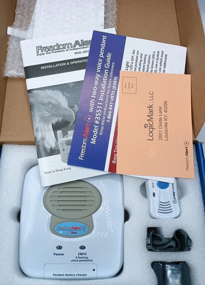 LogicMark Freedom Alert Fall Emergency System Model #35511