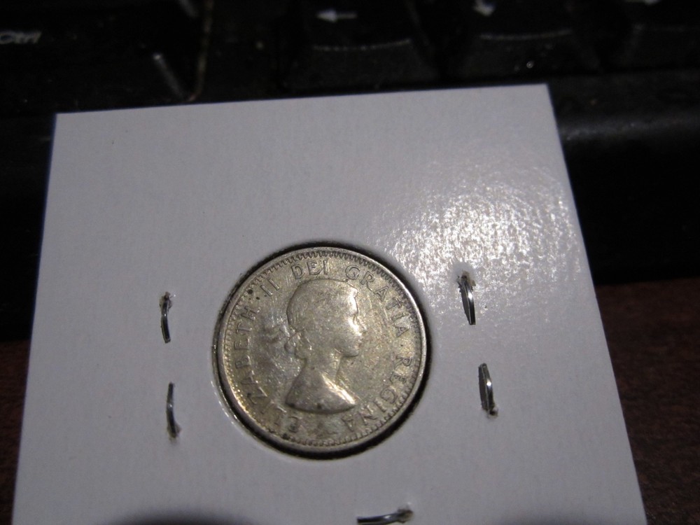 1954 - Canada dime - Silver - Canadian 10 cent