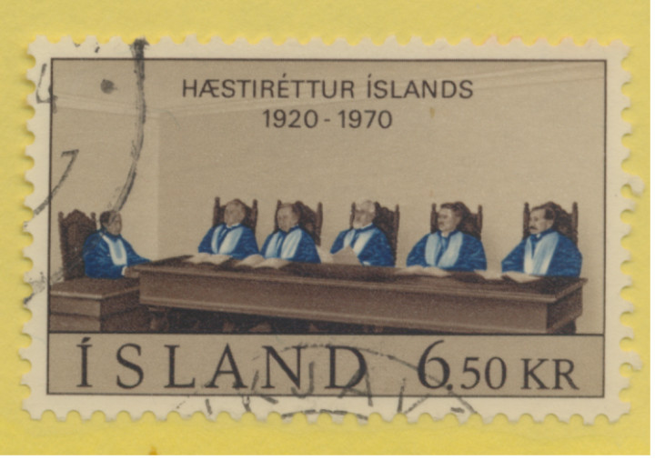 Iceland Stamp Scott #416, Used