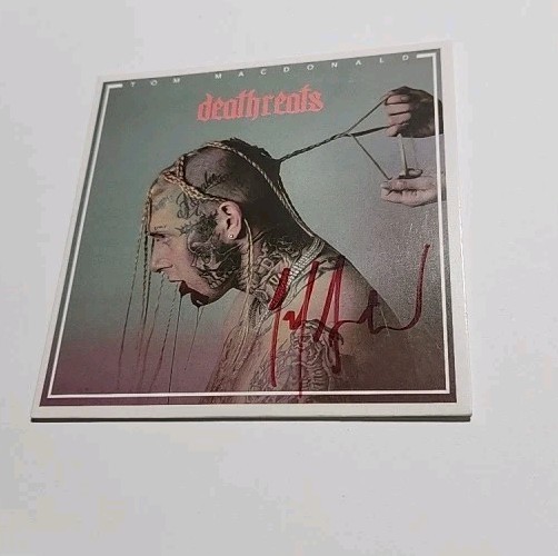 Tom MacDonald Signed Deathreats CD Autographed Auto