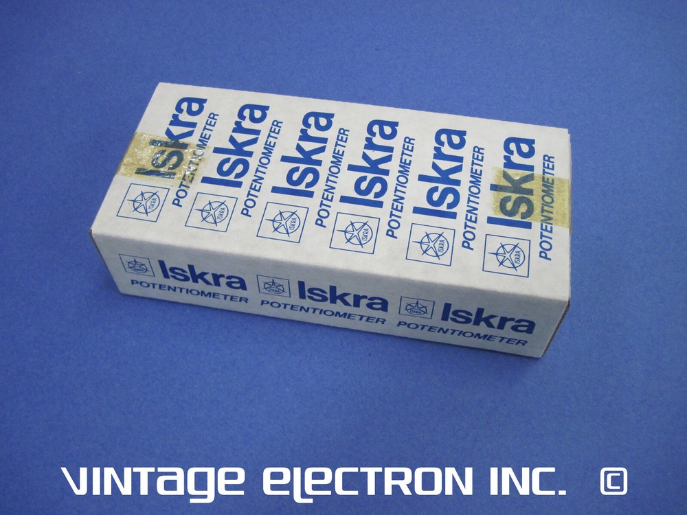 (10) ISKRA Linear Trim Pot (Variable Resistor): 500 Ohm 20% (Vertical PC Mount)