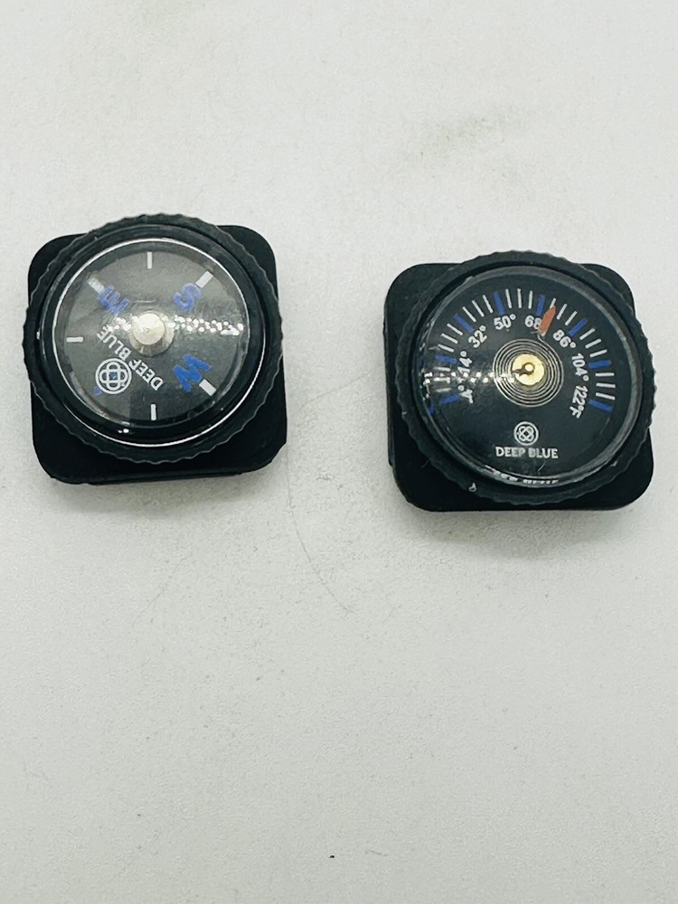 COMPASS AND THERMOMETER FITS ANY 22MM STRAP- NEW‼️
