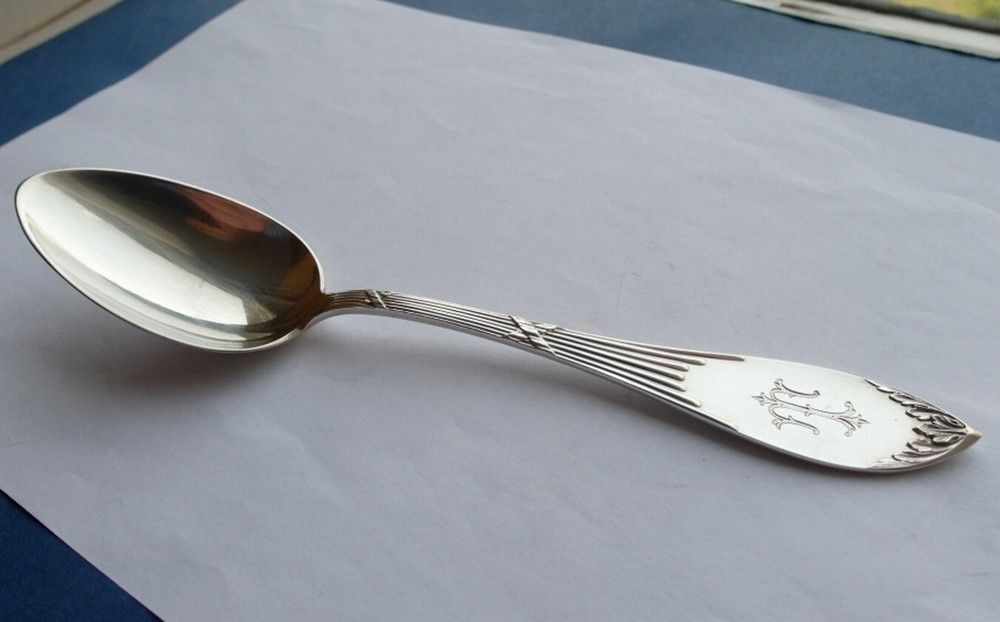 Set Table Fork + Tablespoon Crusade Used Friedländer Koch & Bergfeld Silver E523