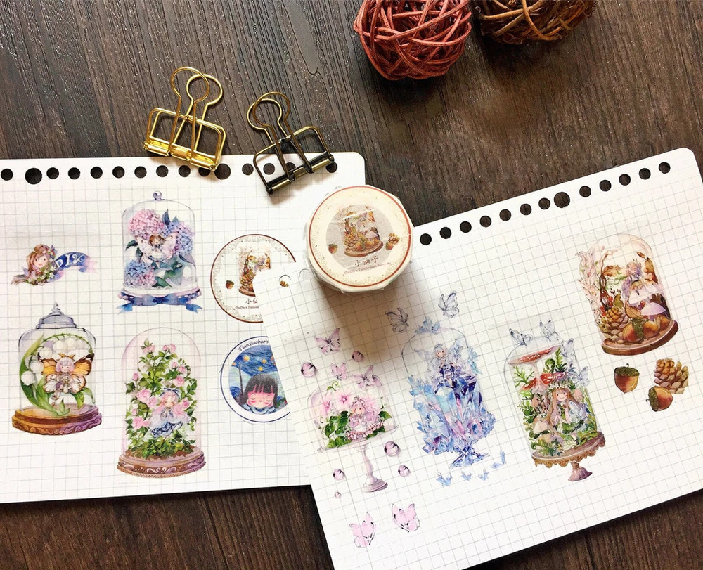 Fairy Bottles Seasons PET Tape SAMPLE LOOP