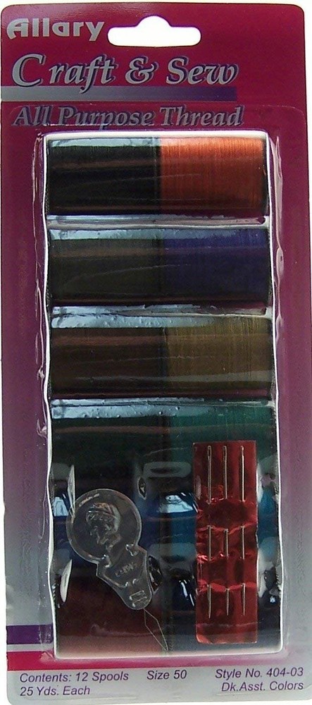 Allary Craft & Sew 12 Spools Dk. Thread