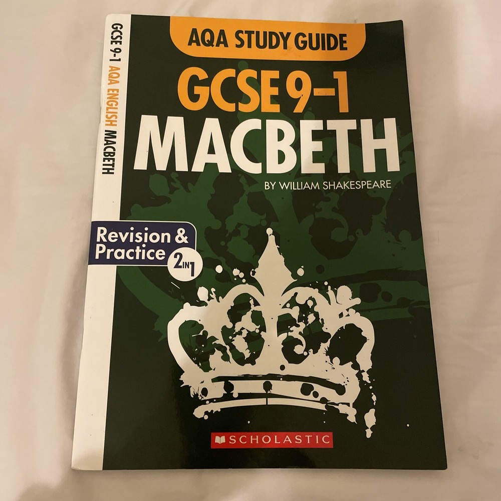 Scholtastic Gcse Aqa Macbeth Study Guide Revision And Practice