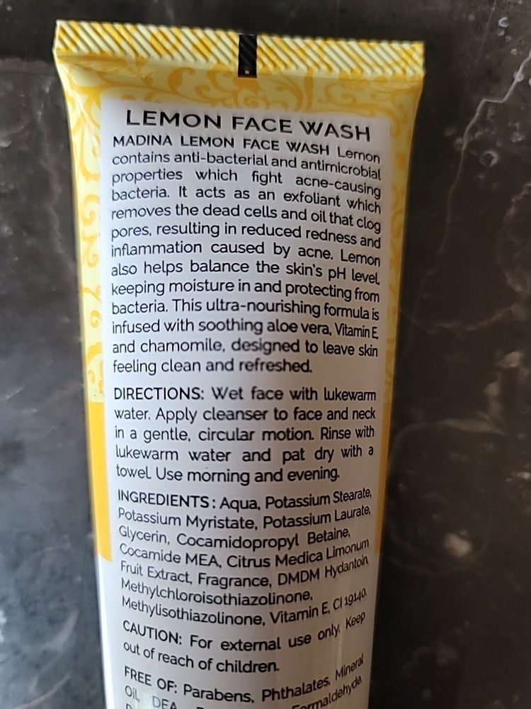 Lemon Face Wash - 100 mL