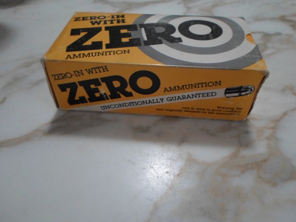 Vintage Zero 38 Special 125 Grain JSP + P Empty Ammo Box