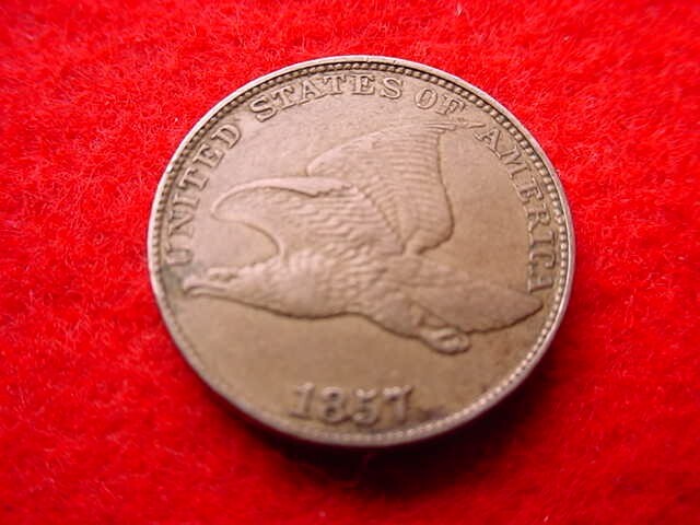 1857 FLYING EAGLE CENT GREAT COIN!!   #4