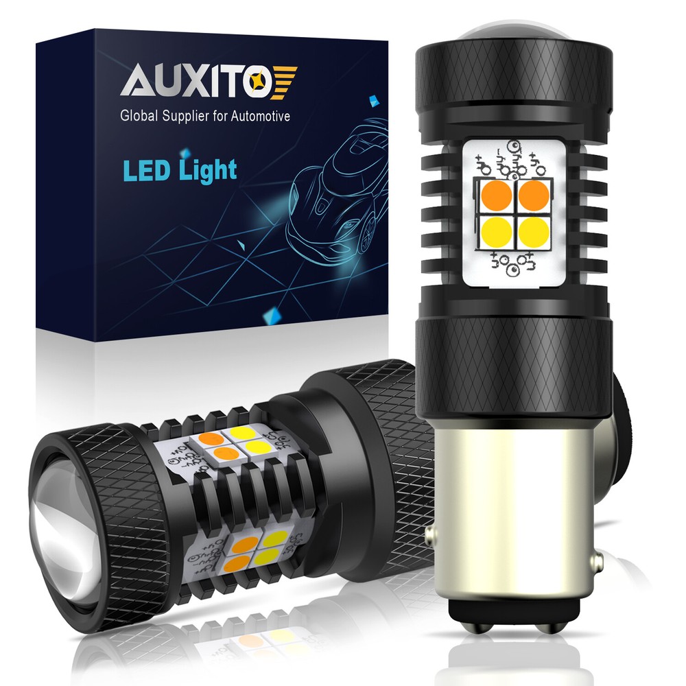 AUXITO 1157 LED Turn Signal Light Bulbs Switchback Amber White Anti Hyper Flash