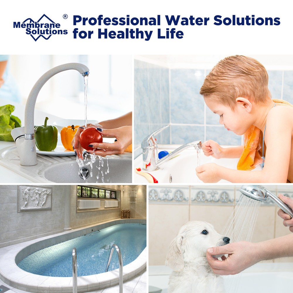 20 Pack 10" x 4.5" String Wound Sediment Water Filter 1/5/10 Micron for Big Blue